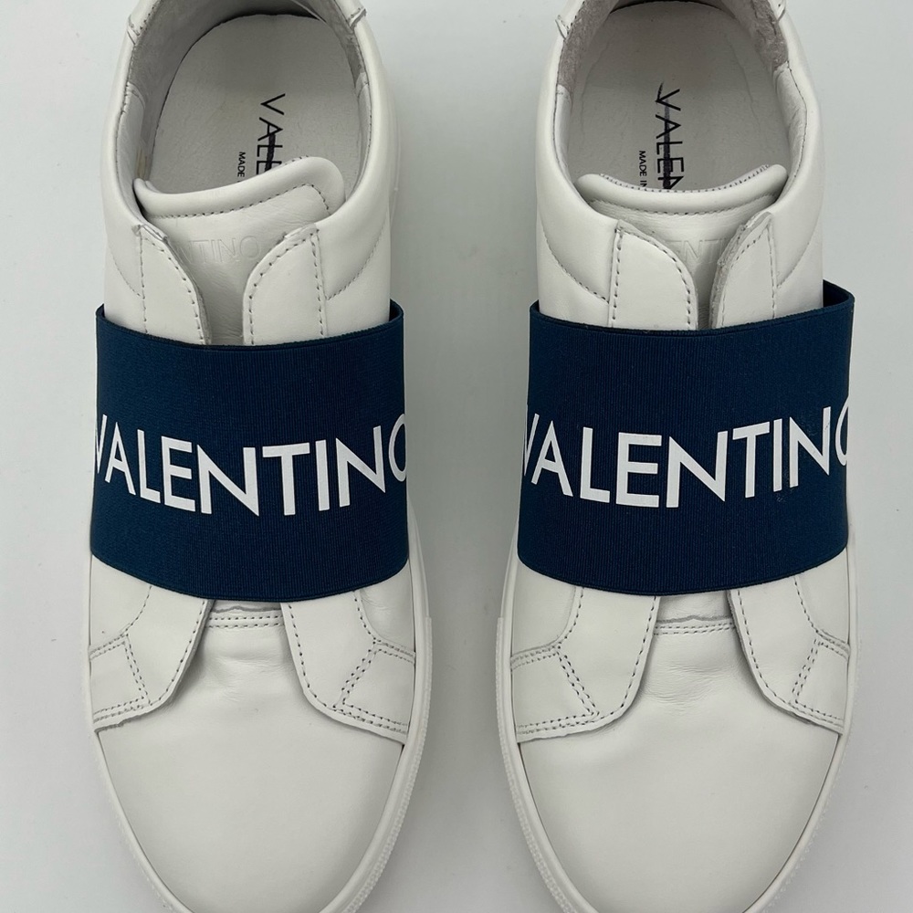 Men’s Mario Valentino Zeus Logo Leather Slip-On Sneakers. Size 9 US | MSRP: $489 - Picture 7 of 10